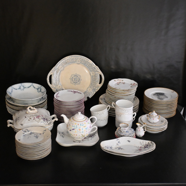 Matservisdelar, 104st, porslin.