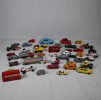 Plåtleksaksbilar, mestadels Corgi Toys.