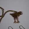 Kalevala Koru. Halsband samt örhängen, ett par, "Hattula´s fågel", Finland.