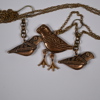 Kalevala Koru. Halsband samt örhängen, ett par, "Hattula´s fågel", Finland.