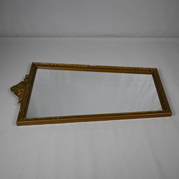 Spegel, förgylld, 1900-tal.