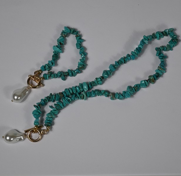 Halsband och armband, Firoza, Turkiet.