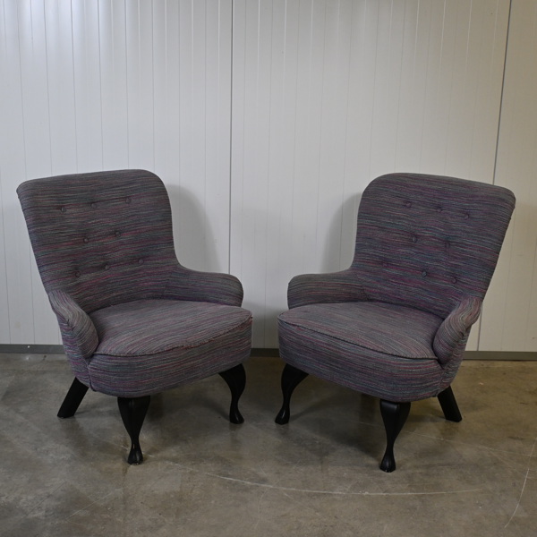 Fåtöljer, ett par, "Ebba", Mio Möbler.