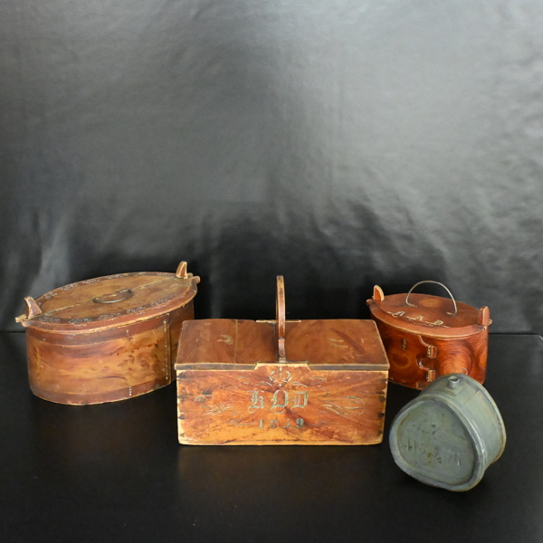 Allmoge, 4 delar, 1800-tal.