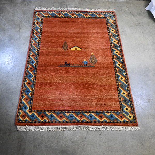 Matta, handknuten, Gabbeh.