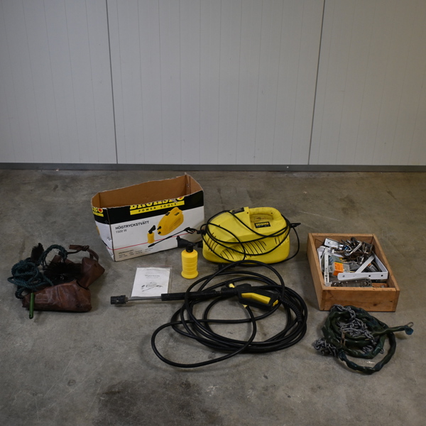 Högtryckstvätt, Bruksbo, m.m.