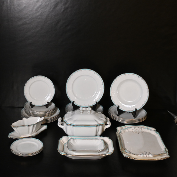 Matservisdelar, 34st, "Opak", Gustavsberg.