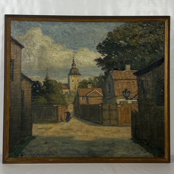 Ragnar Swahn. Olja på duk, signerad.