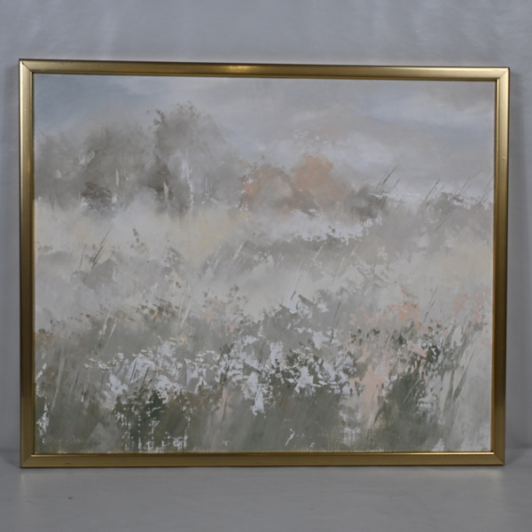 Gun Davidsson. Olja på duk, signerad.