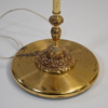 Golvlampa i mässing, 2-armad, 1900-tal.