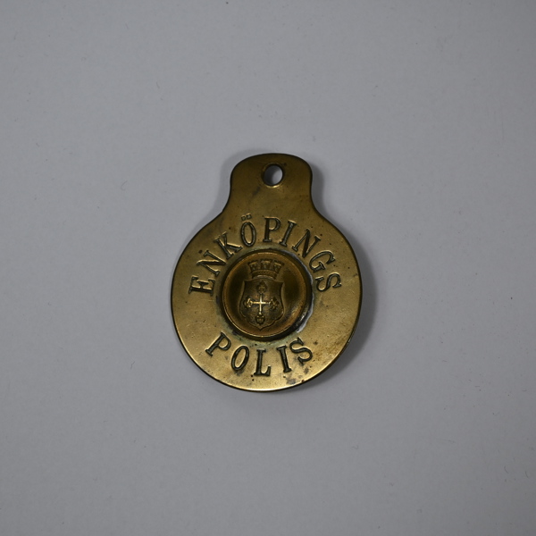 Äldre Polismärke, Enköpingspolisen.