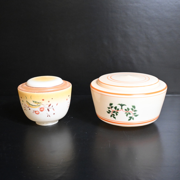 Lampkupor, 2st, Art Deco, glas.