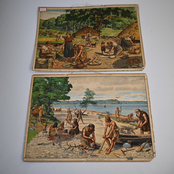 Skolplanscher, 2st, 1900-tal.