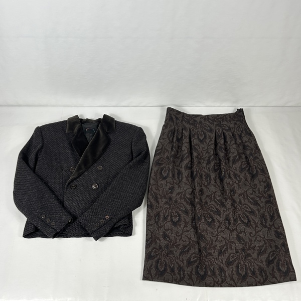 Kavaj och kjol, ull, Bogner.