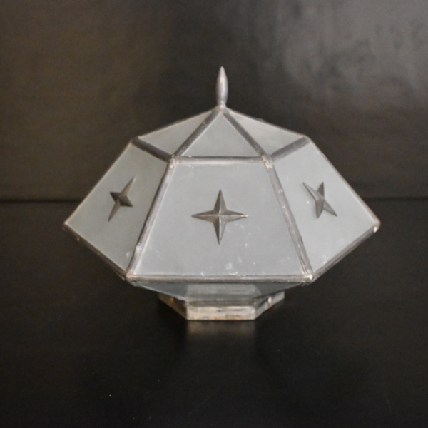 Glaskupa, blyinfattad, 1900-tal.