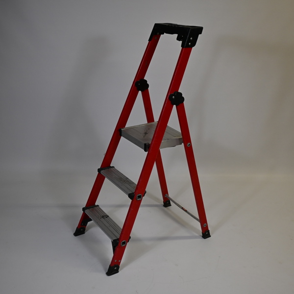 Glasfibertrappstege, 3-steg.