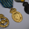 Medaljer i silver, 3st, bla "För Krigsmanna Förtjenster".