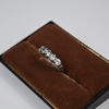 Ring i 18k vitguld, med diamanter, ca 1,25 ct, (H/VS).