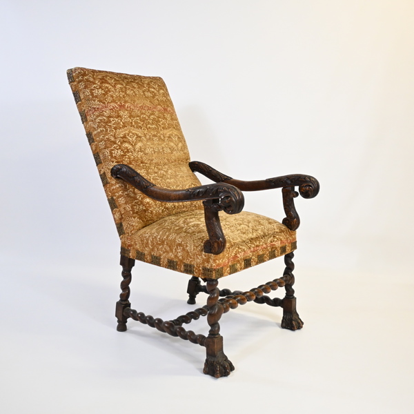 Karmstol, barock, 16/1700-tal.