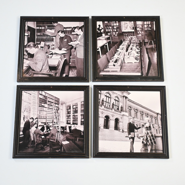 Tavlor, 4st, fotografier, Uppsala motiv.