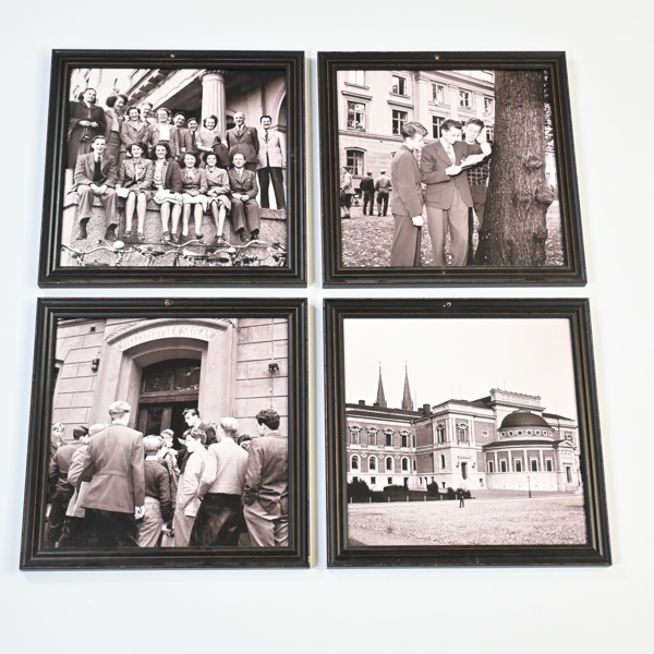 Tavlor, 4st, fotografier, Uppsala motiv.