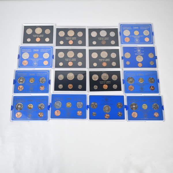 Svenska mynt, ocirkulerade.