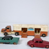 Plåtleksaker, 11st, Dinky och Corgi Toys.