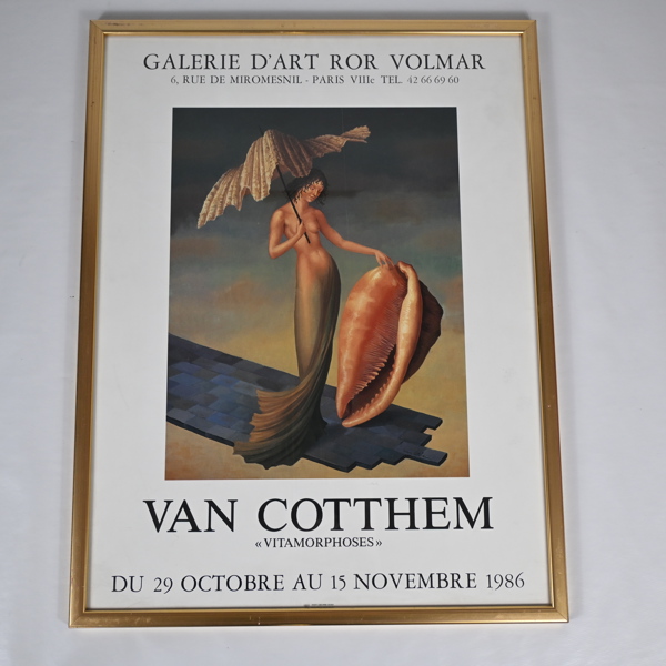 Affisch, "Van Cotthem", 1980-tal.