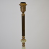 Golvlampa i onyx och mässing, 1900-tal.