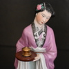 Figurin i porslin, Geisha, Japan.