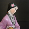 Figurin i porslin, Geisha, Japan.