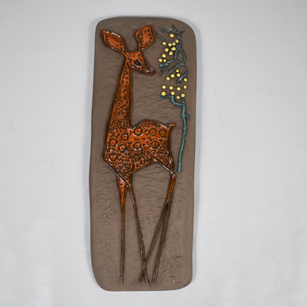 Ester Wallin, väggrelief, keramik, Upsala Ekeby.