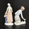 Figuriner i porslin, 2st, Tyskland och Spanien.