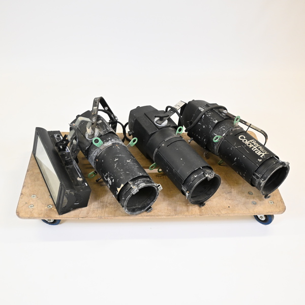 Scenbelysning, 4 delar, 1900-tal.