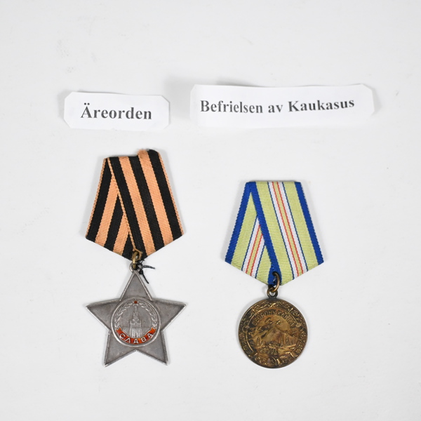 Medaljer, 2st, Sovjetunionen, 1940-tal.