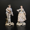 Figuriner i porslin, ett par, 1900-tal.