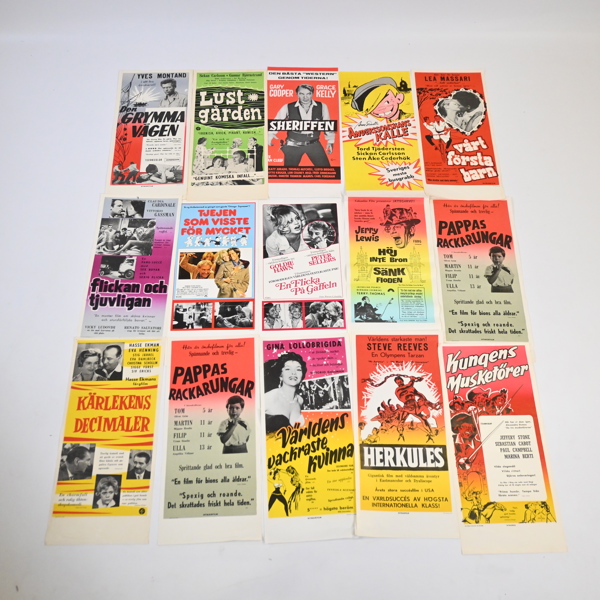 Bioaffischer, 15st, 1900-tal.