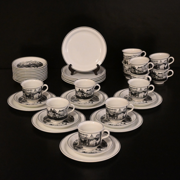 Ulla Procopé, kaffeservis, 42 delar, Arabia, Finland.