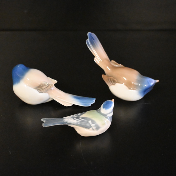 Figuriner i porslin, 3st, Danmark.