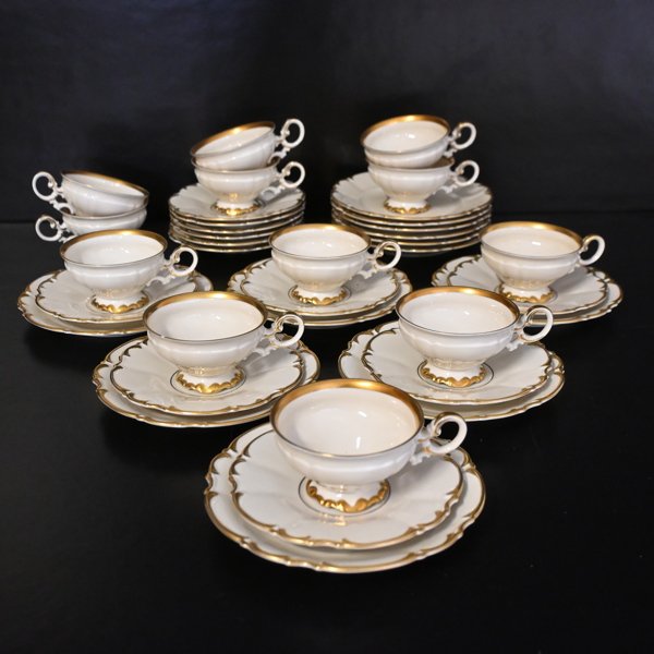 Kaffeservis, 36 delar, porslin, Hutschenreuther, Tyskland.
