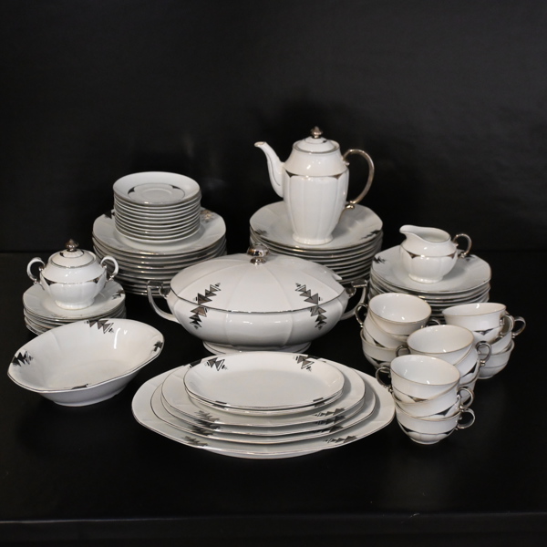 Matservis, 74 delar, "Victoria", Tjeckoslovakien, 1930-tal.