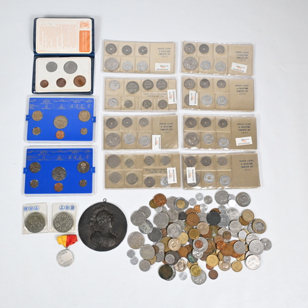 Parti mynt, Sverige & utländska.