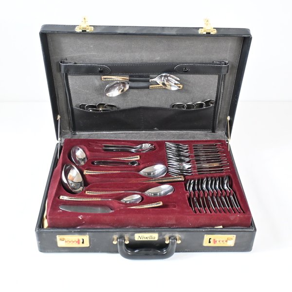 Väska med bestickset, "Nivella", Tyskland.