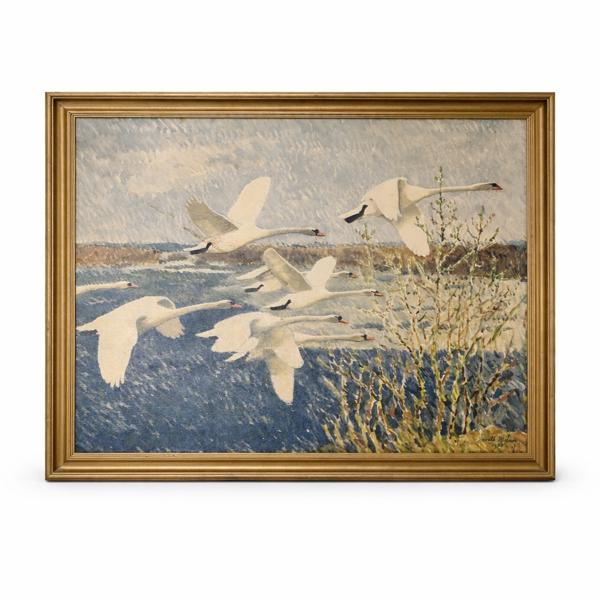 Harald Widberg, oljetryck.