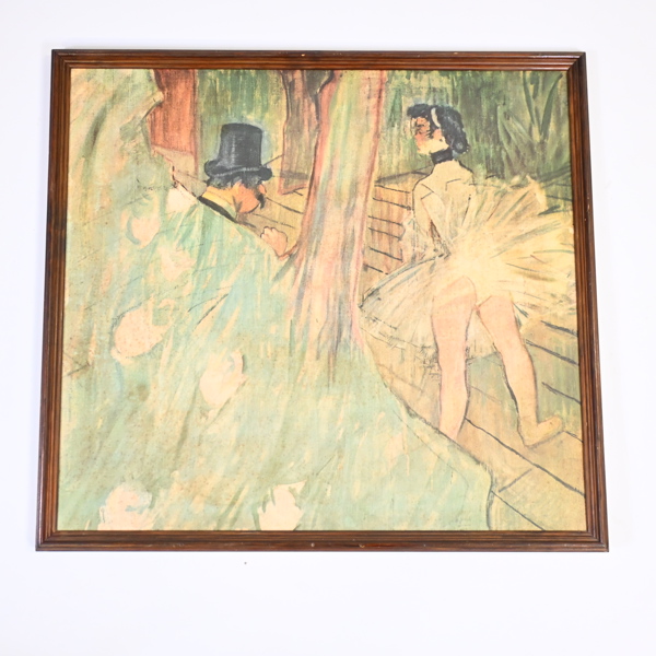 Henri de Toulouse-Lautrec, oljetryck.