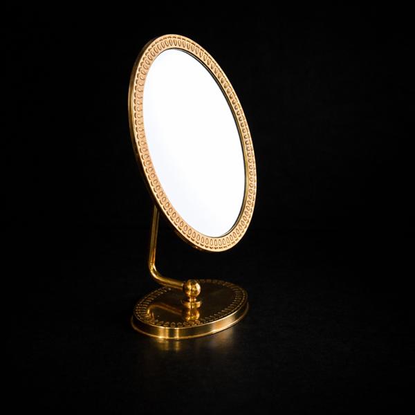 Bordsspegel i mässing, "Titti", 1900-talets mitt.