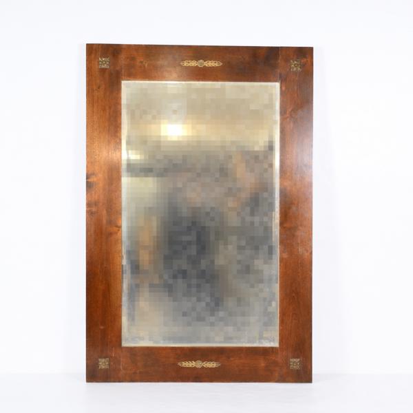 Spegel, mahogny, 1900-tal.