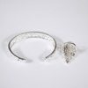 Armring och ring, sterlingsilver.