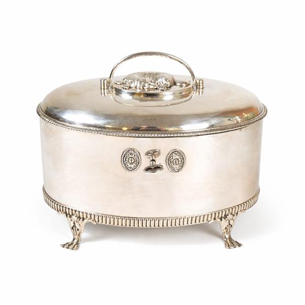 Sockerskrin i silver, Stockholm, 1819, Adolf Zethelius (1782-1864).