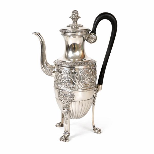 Kanna i silver, Stockholm, 1832, Adolf Zethelius (1782-1864).